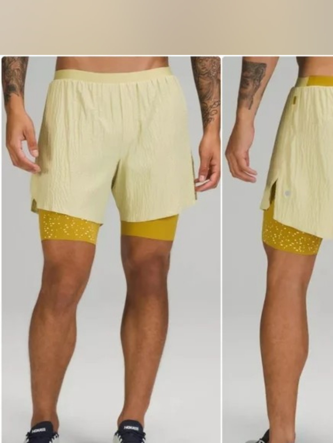 Lululemon Lined Surge Shorts Size Medium